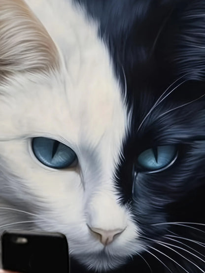 Funny Cartoon Cat Pattern T Shirt For Men Animal Graffiti 3D Printed T-Shirts Summer Casual Short Sleeve Tees Round Neck Tops