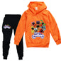 Kids Clothing Sets Boys Girls Cartoon Smiling Critters Costume Cat Nap Long Sleeve Hoodies and Pants Children Pullover Tracksuit