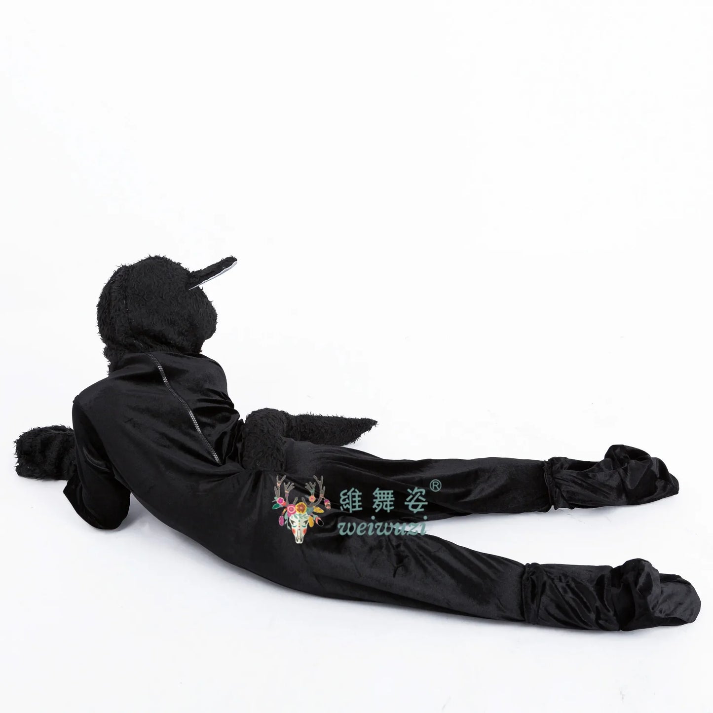 Children's Day Black Cat Cosplay Kids Costume Cute Kitten Animal Onesie Gloves Hat Suit Suitable for Stage Show Halloween Party