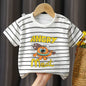 Kids Clothes T-Shirt  Children's Clothing  Boys Girls Summer Cartoon Tops Short Sleeve Clothes 100% Cotton Baby Clothing