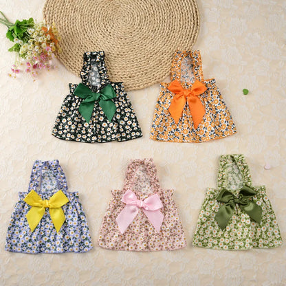 Cat Clothes Summer Cat Clothes Kitten Clothes Cute Little Dress for Cats Princess Wind Cat Dress Small Teddy Pet Clothes