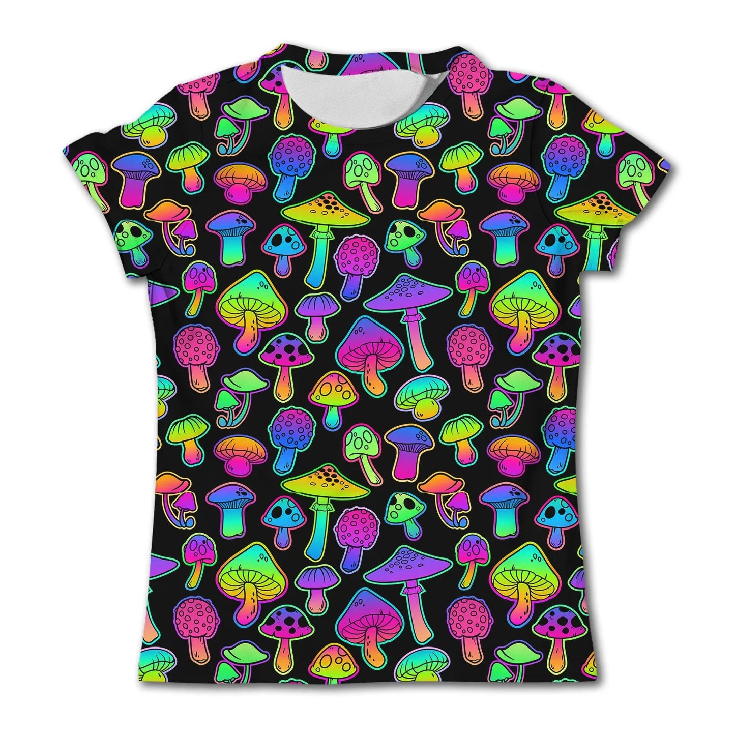 Kids' Fun Cat Graffiti Graphic T-shirt Summer Casual Short Sleeve Girl Loose T shirts 3-12Y Boys 3D Printed Clothing Cartoon Top