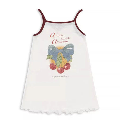 Summer 2025 KS Children Clothes Set Girls Cute Cat Print Tassels T-shirts Shorts Suit Kids Thin Soft Sling Dresses Girl Clothing